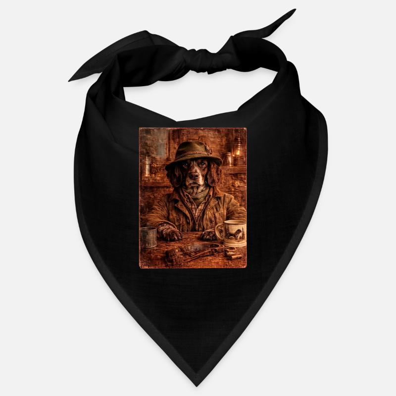 Le Maître de District - Chien Caille Bandana