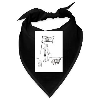 Die Schuld des Gefährten - Bandana - Schwarz - Vorne