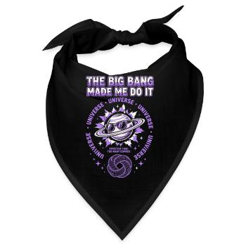 The Big Bang Made Me Do It - Bandana - Schwarz - Vorne