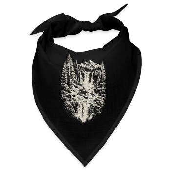Wildwasser Kajakfahrer Kajakfahren Geschenk - Bandana - Schwarz - Vorne