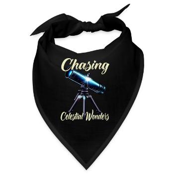 Chasing Celestial Wonders - Bandana - Schwarz - Vorne
