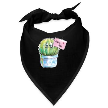 hug me - Bandana - Schwarz - Vorne