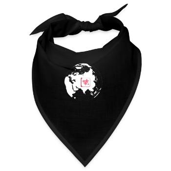 Asia - Bandana - Schwarz - Vorne