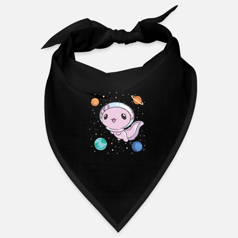 Funny Axolotl Space Bandana