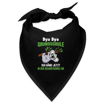 Grundschulabschluss Gesamtschule 5. Klasse - Bandana - Schwarz - Vorne