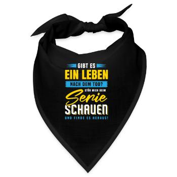 TV Schauen Film Abend Serie Gucken Serie - Bandana - Schwarz - Vorne