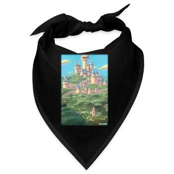 Schloss Burg Festung Architektur Landschaft - Bandana - Schwarz - Vorne