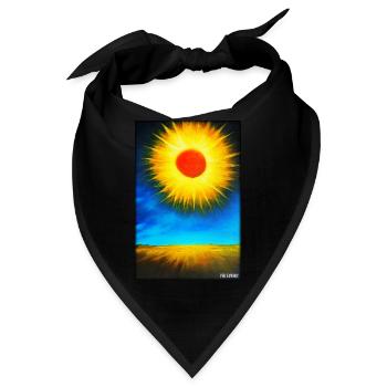 Sonne Sommer Natur Urlaub Sonnenschein Sonnenlicht - Bandana - Schwarz - Vorne
