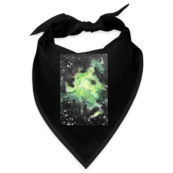 Galaxy Nebula Galaxie Nebel Nerd Astronomie space - Bandana - Schwarz - Vorne