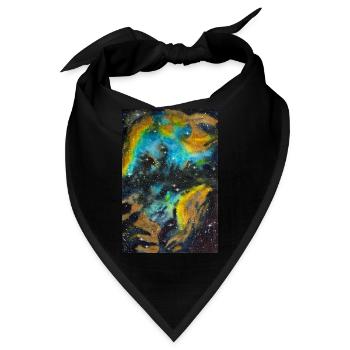 Galaxy Nebula NGC 5189 Galaxie Nebel Nerd Astro - Bandana - Schwarz - Vorne