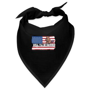 Biber - Bandana - Schwarz - Vorne