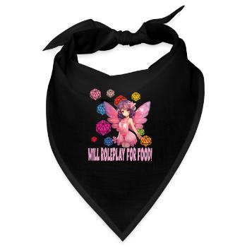 Rollenspiel - Bandana - Schwarz - Vorne