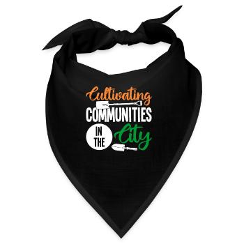 Kleingarten in der Stadt - Bandana - Schwarz - Vorne