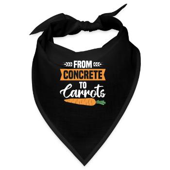 Kleingarten in der Stadt - Bandana - Schwarz - Vorne