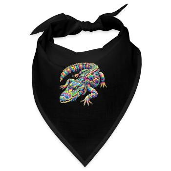 Hippie Festival - Bandana - Schwarz - Vorne