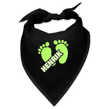 Geburt Henrik - Bandana - Schwarz - Vorne