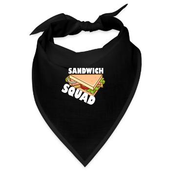 Sandwich - Sandwich Squad - Bandana - Schwarz - Vorne