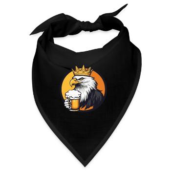 Adler Bier - Bandana - Schwarz - Vorne