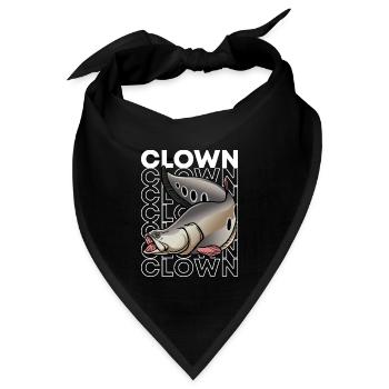 Clown Messer Fisch 80's Stil Monster Fisch Keeper - Bandana - Schwarz - Vorne