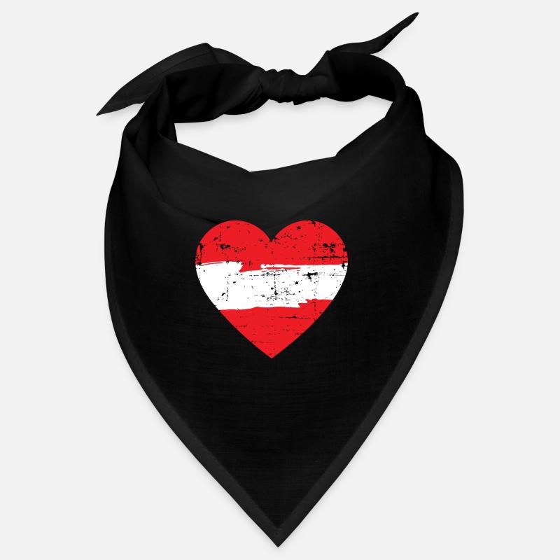 Drapeau du cœur de l’Autriche Bandana