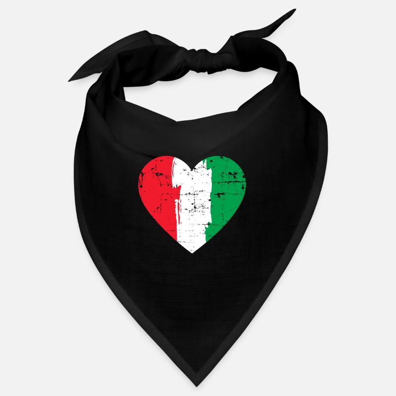 Drapeau du cœur de l’Italie Bandana
