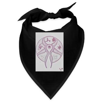 One eyed being - Bandana - Schwarz - Vorne