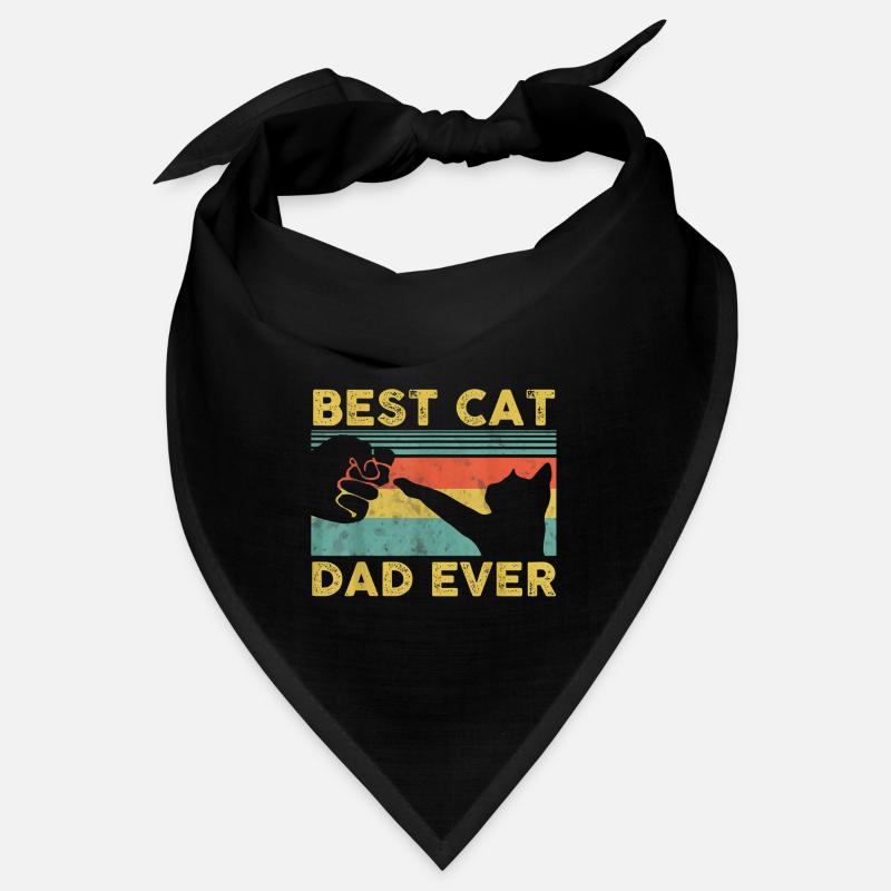 Chat Cat Dad Retro Faust Bandana