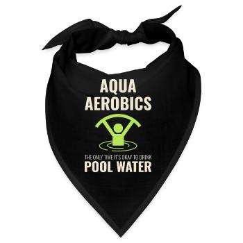 Wassergymnastik Wassergymnastik Aquafitness Aqua Exercise - Bandana - Schwarz - Vorne