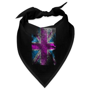 Union Jack - Bandana - Schwarz - Vorne