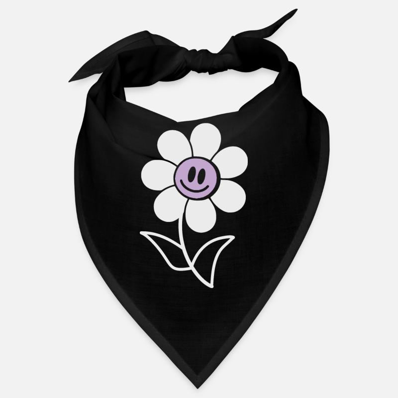Lächelnde Blume Bandana