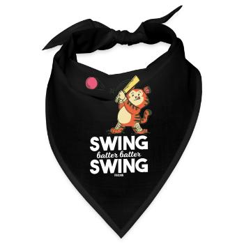 Tiger Schlagball Kinder Schlagmann - Bandana - Schwarz - Vorne