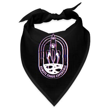 remote chaos experience - CCC Kongress Hacker RC3 - Bandana - Schwarz - Vorne