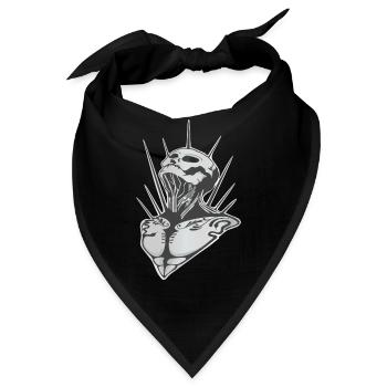 Skull - Bandana - Schwarz - Vorne