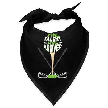 Das Talent ist da - Bandana - Schwarz - Vorne