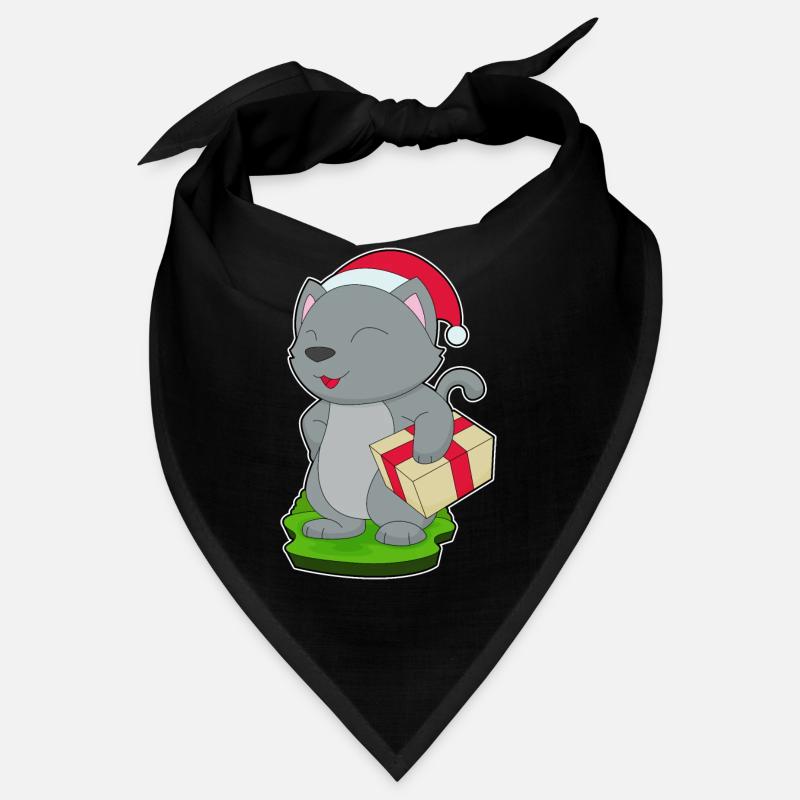 Cat Christmas Package Bandana