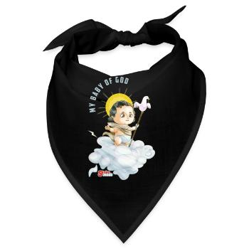 Mein Jesuskind - Bandana - Schwarz - Vorne