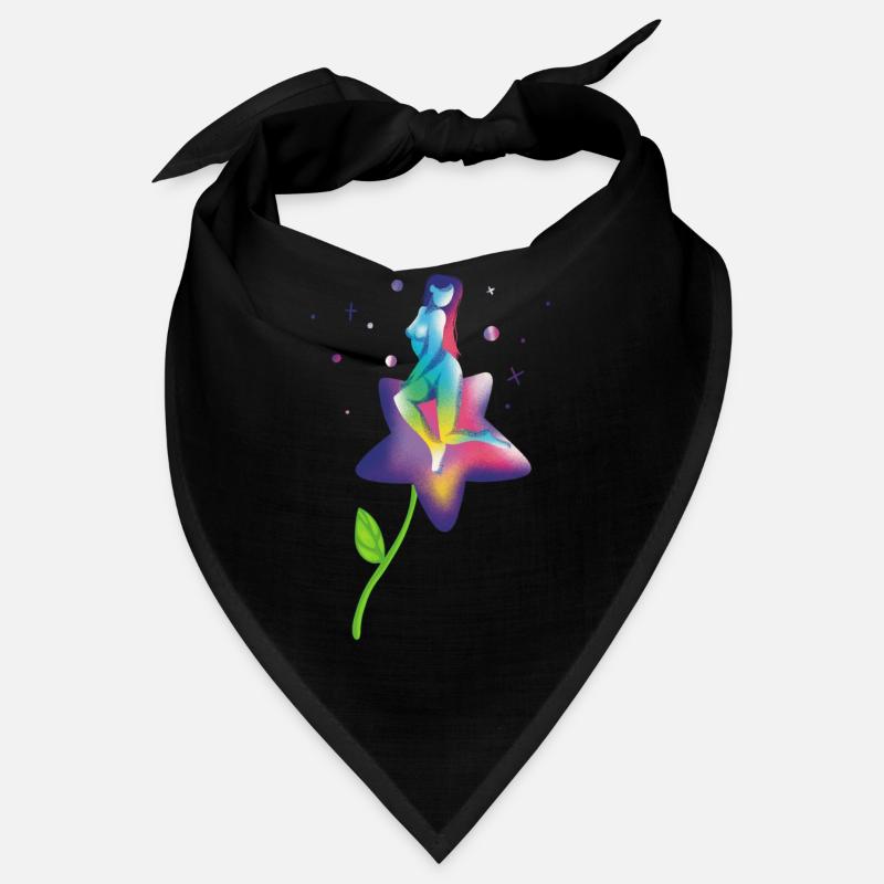 Regenbogenstern-Blüte Bandana