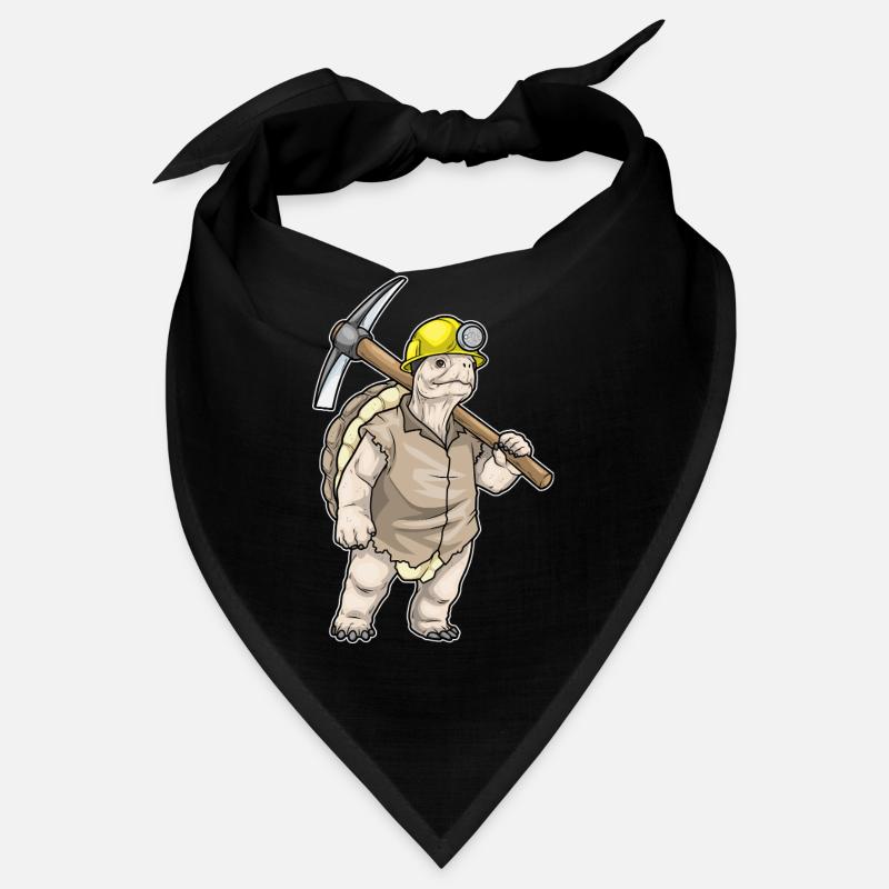 turtle miner pickaxe mining Bandana