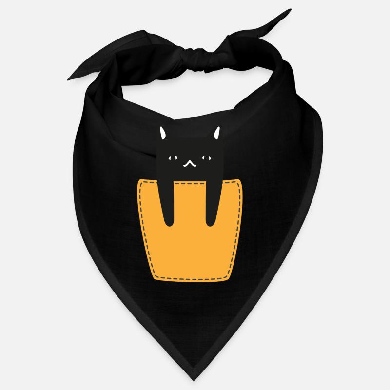 Katze In Der Brusttasche Bandana
