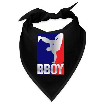 Breakdance B-Boy Streetdance Design Hip Hop Dance - Bandana - Schwarz - Vorne