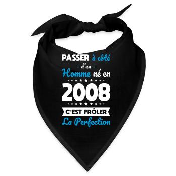 Geboren 2008 – Perfektion nahe - Bandana - Schwarz - Vorne