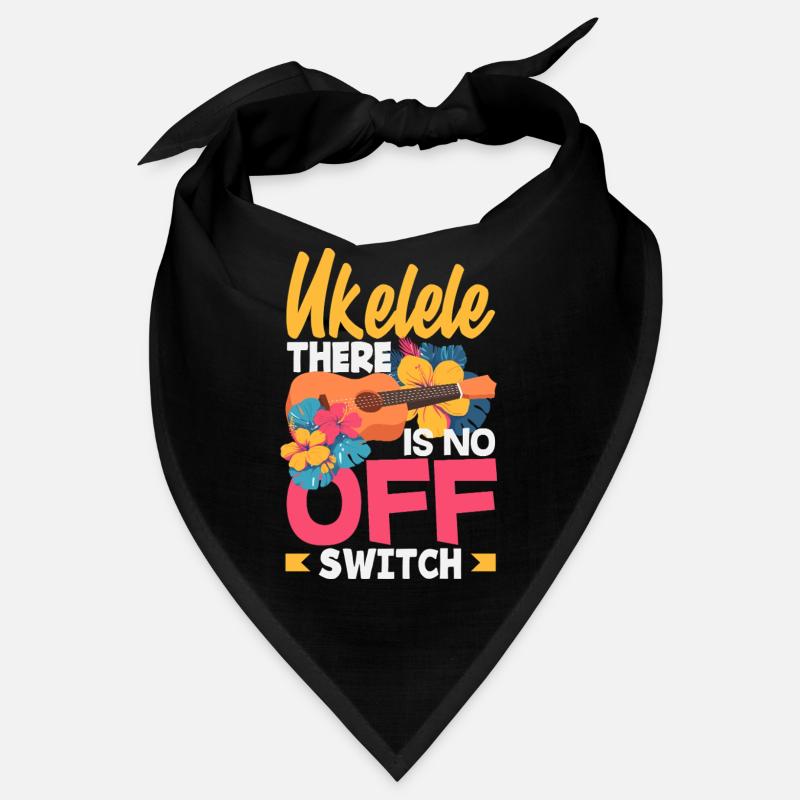 Ukulele There Is No Off Switch Hawaii Musician Bandana