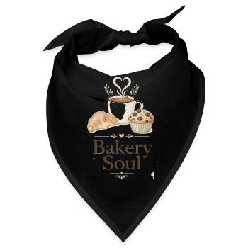 Bakery Soul Kaffee & Backkunst - Bandana - Schwarz - Vorne