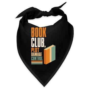 Buchclub – Plot Damage Control - Bandana - Schwarz - Vorne