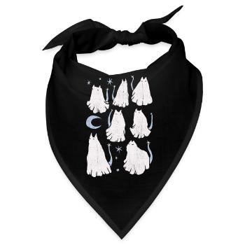 GEISTKATZEN - Bandana - Schwarz - Vorne