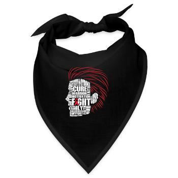 Men Head - Bandana - Schwarz - Vorne