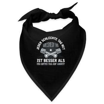6 Zylinder Tuner Tuning V6 - Bandana - Schwarz - Vorne