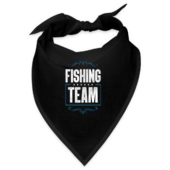 Fishing Team - Bandana - Schwarz - Vorne