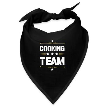 Cooking Team - Bandana - Schwarz - Vorne
