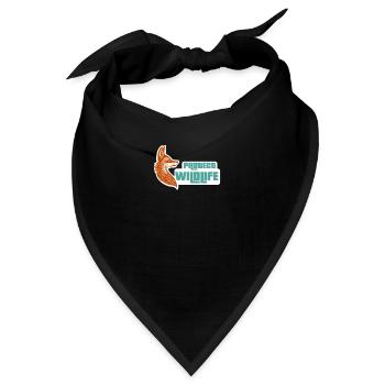 Protect wildlife - Bandana - Schwarz - Vorne